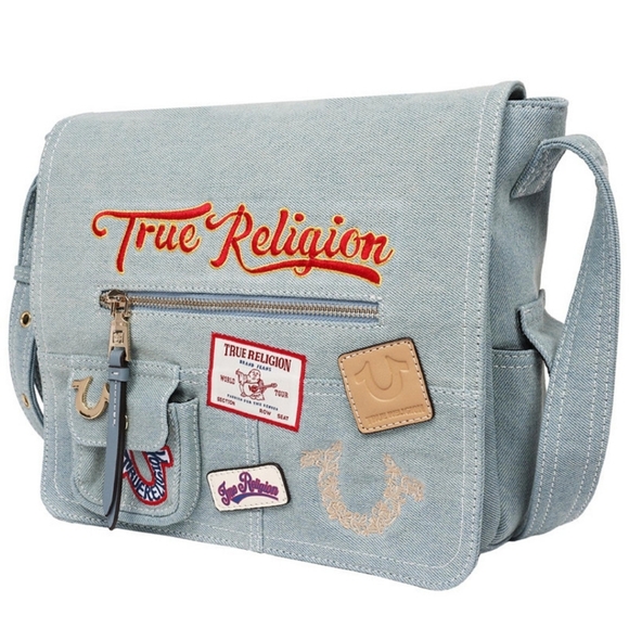 NEW True Religion Denim Crossbody Handbag - Picture 5 of 6